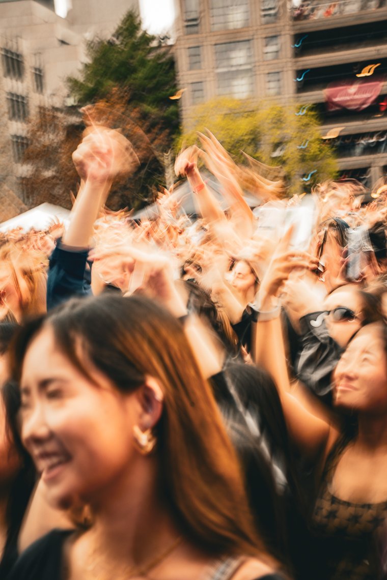 Crowd at The Chainsmokers show, Boston, MA