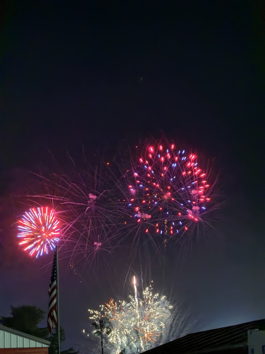 Fireworks display over Elements Music Festival, Long Pond, PA