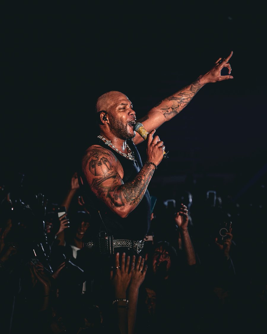 Flo Rida performing, Durham, NH