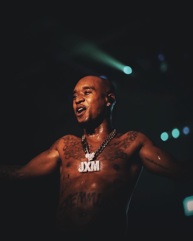 Rae Sremmurd member performing, Durham, NH
